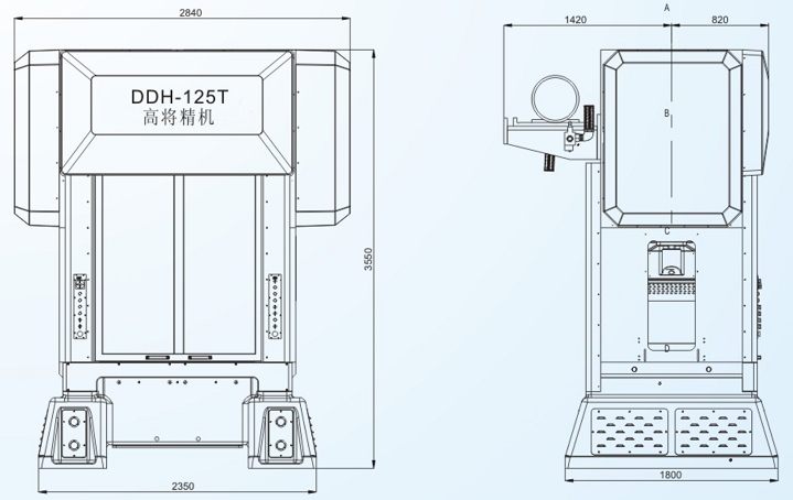 DDH-125T閉式雙點高速精密沖床 DDH-125T閉式雙點高速精密沖床